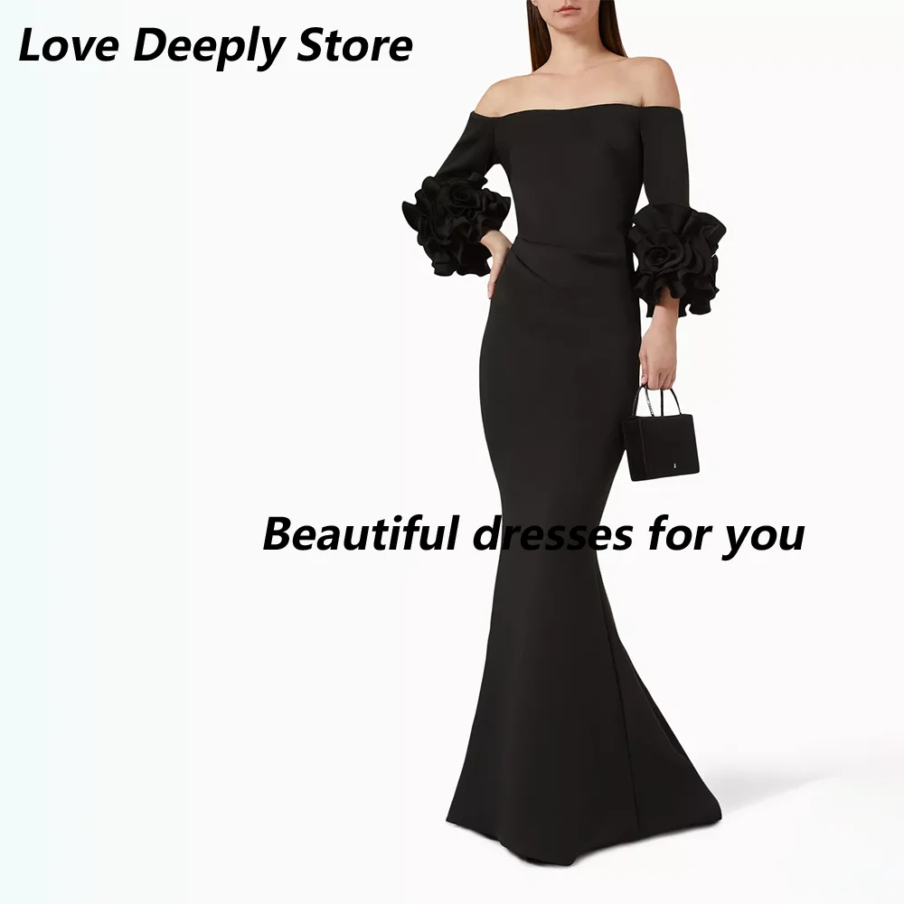 Черное вечернее платье с открытыми плечами Вечернее платье для женщин Платья с цветочным декором Для официальных мероприятий по индивидуальному заказу
Черное вечернее платье с открытыми плечами Вечернее платье для женщин Платья с цветочным декором Для официальных мероприятий по индивидуальному заказу