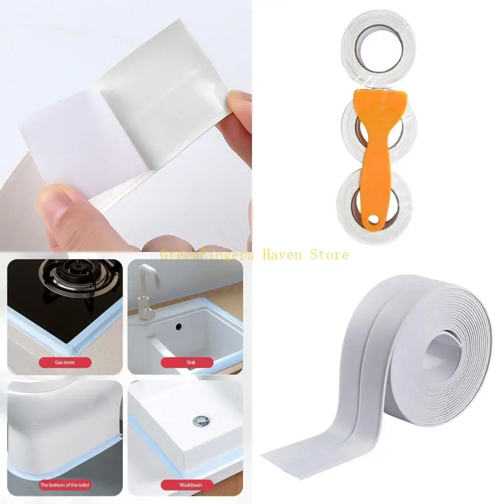 F68D 3 Roll Waterproof Seal Strips For Sink Tub Countertop Easy to Installation
F68D 3 Roll Waterproof Seal Strips For Sink Tub Countertop Easy to Installation