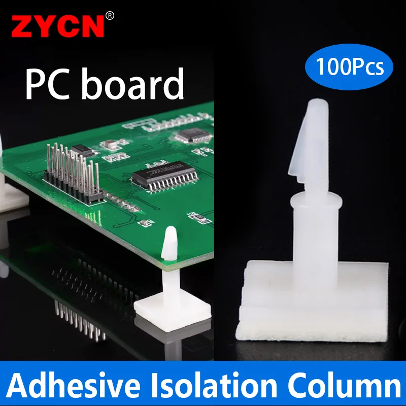 100PCS HC-5/6 Nylon Plastic Stick Fixed Clip PCB Module Spacer Standoff Lock Snap-In Adhesive 3MM Hole Support Isolation Column
100PCS HC-5/6 Nylon Plastic Stick Fixed Clip PCB Module Spacer Standoff Lock Snap-In Adhesive 3MM Hole Support Isolation Column