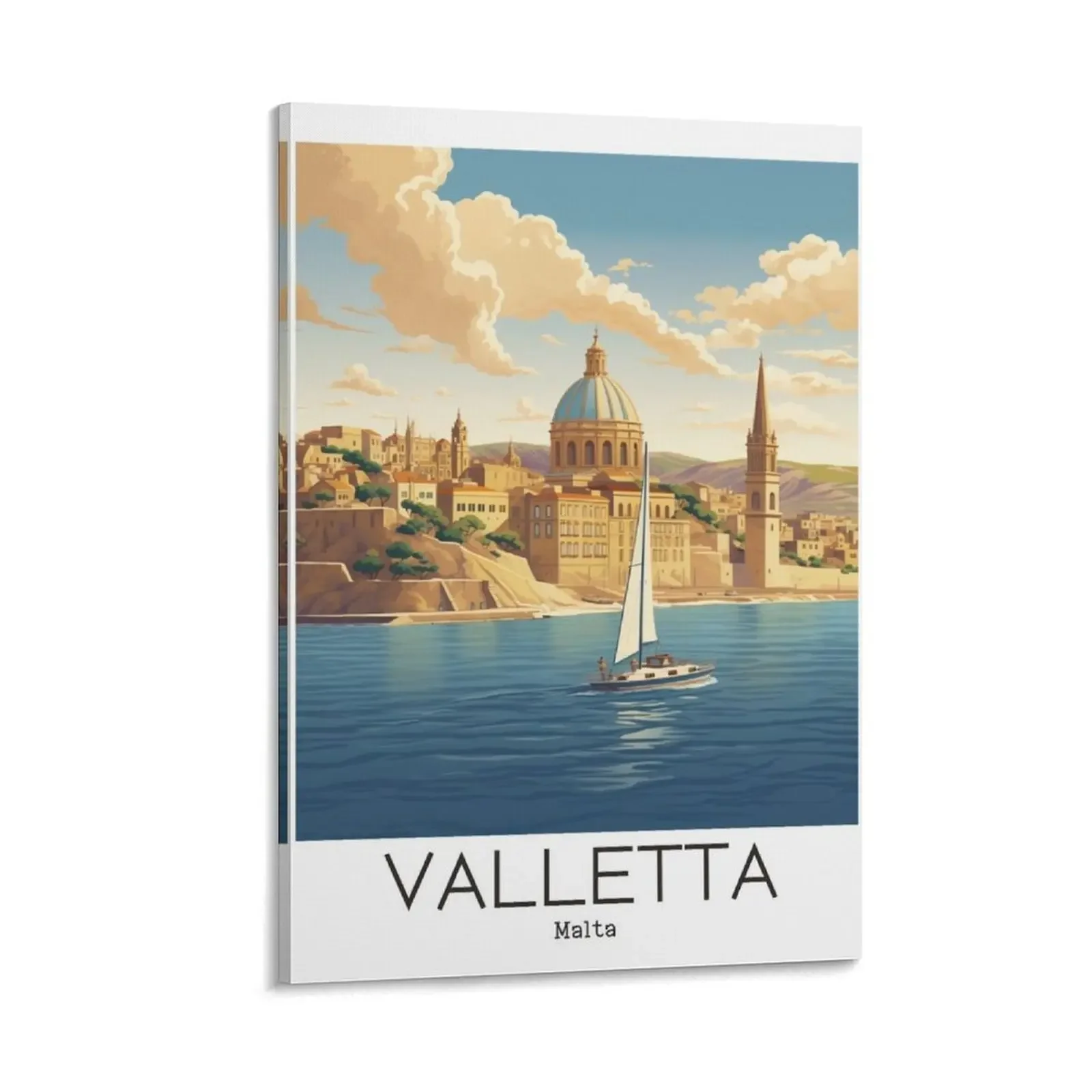 A Vintage Travel Illustration of Valletta - Malta Canvas Painting anime posters canvas wall decoration
A Vintage Travel Illustration of Valletta - Malta Canvas Painting anime posters canvas wall decoration