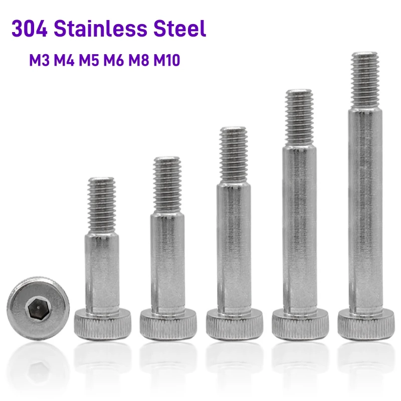 M3M4M5M6M8M10 Hex Socket Positioned shaft Shoulder Screw Stainless Steel Knurled Hexagon Plug Limit Screw Cup Head Bearing Bolt
M3M4M5M6M8M10 Hex Socket Positioned shaft Shoulder Screw Stainless Steel Knurled Hexagon Plug Limit Screw Cup Head Bearing Bolt