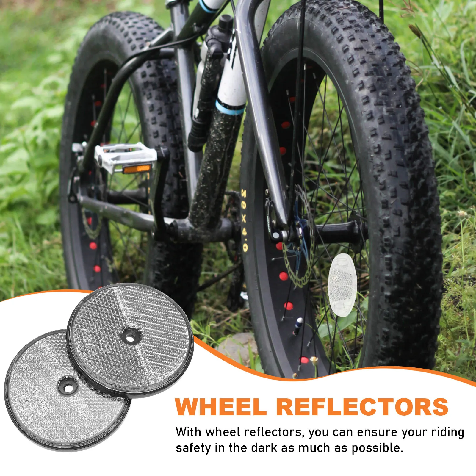 2pcs Round Reflectors for Trailer Driveway Heavy Duty Waterproof Plastic Screw Mount Safety Visibility Vehicle 
2pcs Round Reflectors for Trailer Driveway Heavy Duty Waterproof Plastic Screw Mount Safety Visibility Vehicle