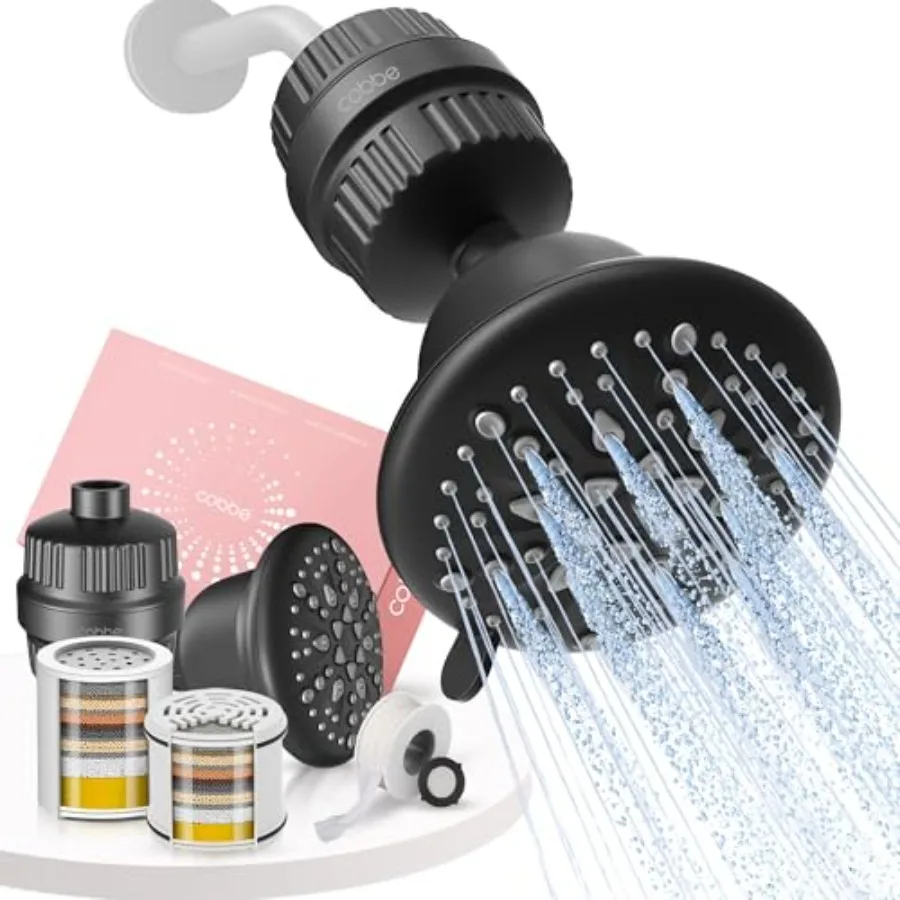 Luxury Double Filtered Shower Head High Output 16+20 Stages 99% REMOVAL Shower Filters for Hard Water Removes Chlorine and Harm
Luxury Double Filtered Shower Head High Output 16+20 Stages 99% REMOVAL Shower Filters for Hard Water Removes Chlorine and Harm