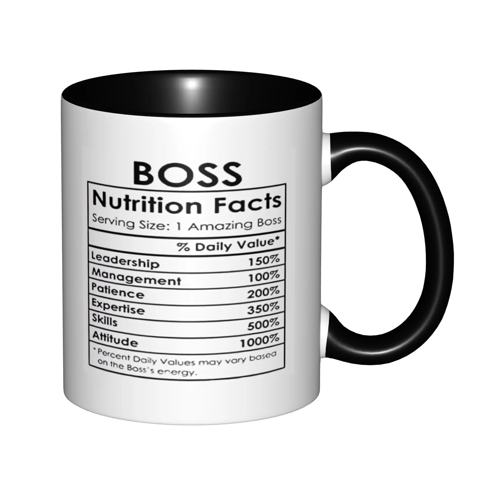 Boss Nutrition Facts Best Boss Birthday Gifts for Women Men Mugs With Black Handle Birthday Coffee Mugs Ceramic Tea Cups 11oz
Boss Nutrition Facts Best Boss Birthday Gifts for Women Men Mugs With Black Handle Birthday Coffee Mugs Ceramic Tea Cups 11oz