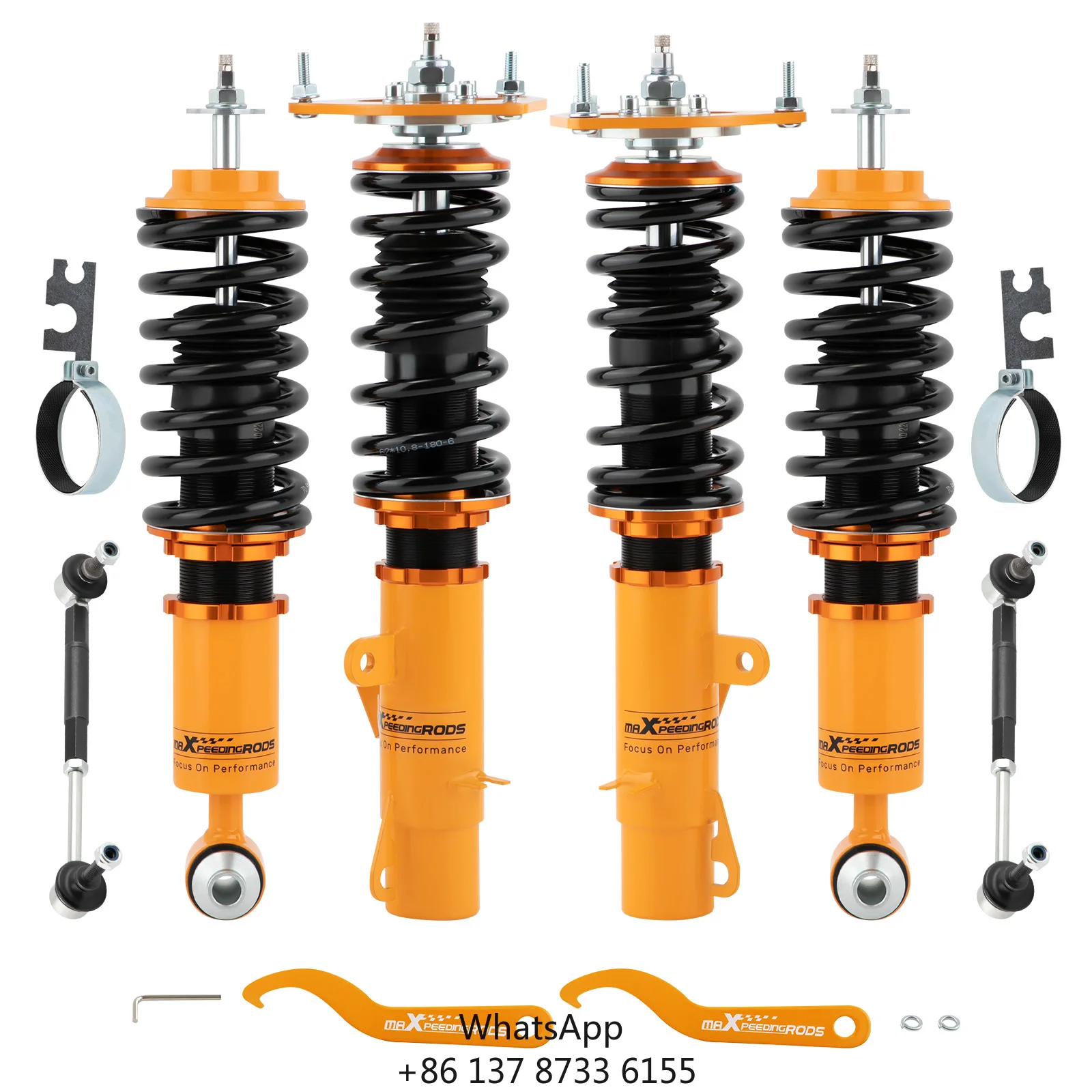 Coilover Suspension Shocks For Mini Clubman R55 Cooper 2007-2014 FWD
Coilover Suspension Shocks For Mini Clubman R55 Cooper 2007-2014 FWD