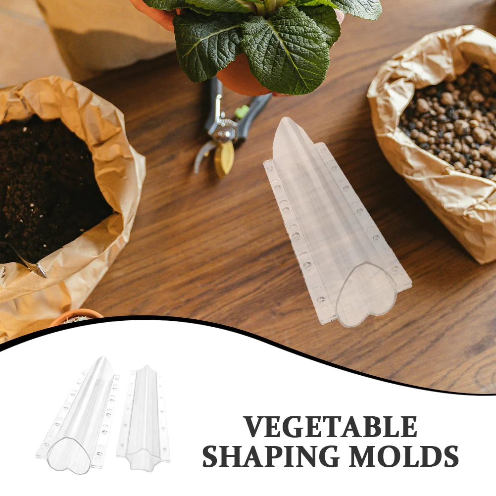 2Pcs Plastic Vegetable Shaping Molds Fruit Growth Accessories Transparent Star Heart Shaped Vegetable Growing Tools for Garden
2Pcs Plastic Vegetable Shaping Molds Fruit Growth Accessories Transparent Star Heart Shaped Vegetable Growing Tools for Garden
