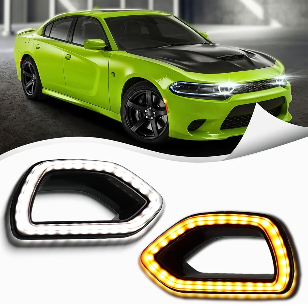 AEE5-Grille Lights For Dodge 2015-2022 SRT/Scat Pack Turn Signal Lamp DRL Fog Lamp Daytime Running Lights
AEE5-Grille Lights For Dodge 2015-2022 SRT/Scat Pack Turn Signal Lamp DRL Fog Lamp Daytime Running Lights