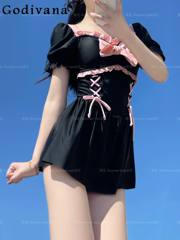 2025 Summer New Cute Girls One-Piece Swimsuit Student Hot Spring Resort Beach Swimwear Kawaii Bathing Suit Women Swim Suits
2025 Summer New Cute Girls One-Piece Swimsuit Student Hot Spring Resort Beach Swimwear Kawaii Bathing Suit Women Swim Suits