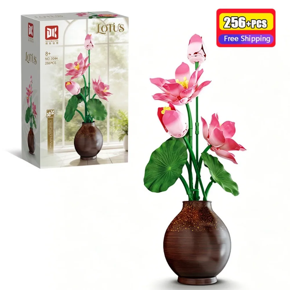 DK3044 256Pcs Perpetual Lotus Flower Building Blocks Creative Botanical Collection Plant In Round Bottle Desktop Decor Toy Gifts
DK3044 256Pcs Perpetual Lotus Flower Building Blocks Creative Botanical Collection Plant In Round Bottle Desktop Decor Toy Gifts