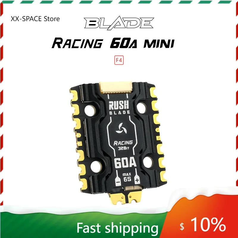 RUSH BLADE RACING 60A MINI ESC 20MM F722 MINI flight control FPV racing flight controller stack
RUSH BLADE RACING 60A MINI ESC 20MM F722 MINI flight control FPV racing flight controller stack
