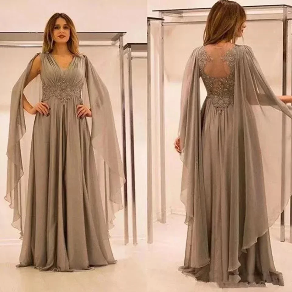 A-line V-neck Chiffon Plus Size 2024 Mother Of The Bride Dresses Appliques Beaded Formal Groom Long For Wedding Party Customized
A-line V-neck Chiffon Plus Size 2024 Mother Of The Bride Dresses Appliques Beaded Formal Groom Long For Wedding Party Customized