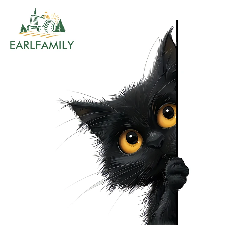 Наклейка на автомобиль EARLFAMILY «Пушистый черный кот, выглядывающий из-за уголка», креативная водонепроницаемая наклейка с животным, устойчивая к царапинам, для мотоцикла, серфборда, декор
Наклейка на автомобиль EARLFAMILY «Пушистый черный кот, выглядывающий из-за уголка», креативная водонепроницаемая наклейка с животным, устойчивая к царапинам, для мотоцикла, серфборда, декор