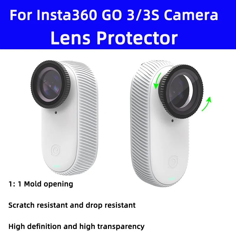 For Insta360 GO3/GO3S Camera Anti-Scratch Protective Mirror HD Lens Guard Tempered Glass Replaceable GO 3 GO 3S Accessories Kit
For Insta360 GO3/GO3S Camera Anti-Scratch Protective Mirror HD Lens Guard Tempered Glass Replaceable GO 3 GO 3S Accessories Kit