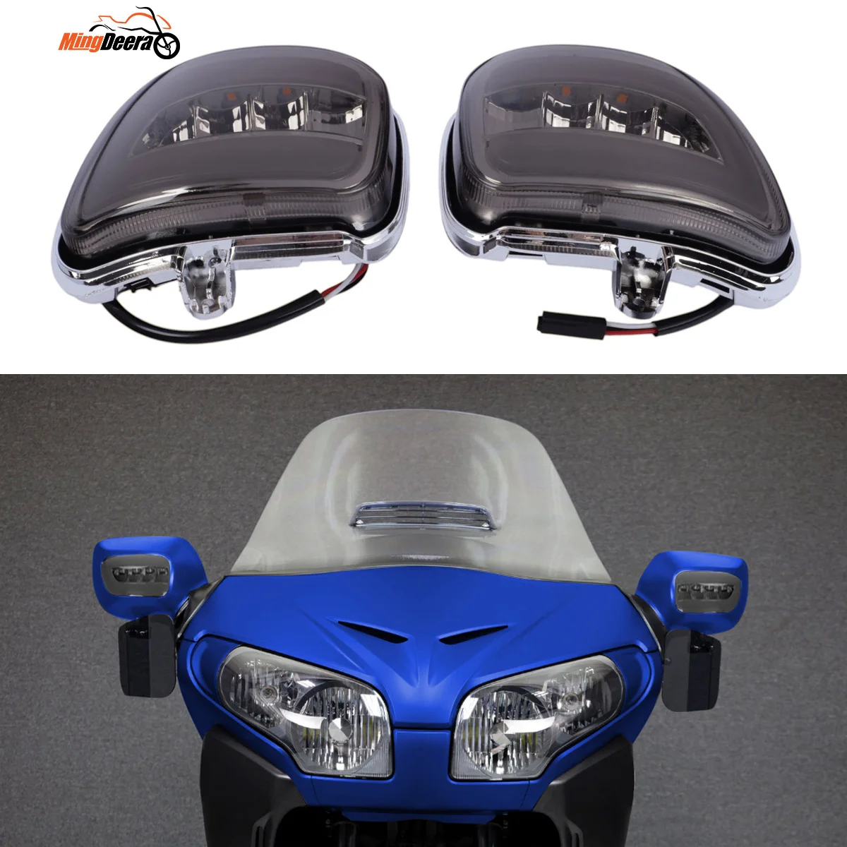 For Honda Goldwing GL1800 2001-2017 F6B 2013-2017 LED Turn Signal Light Rear Side Mirrors Motorcycle Accessories Left Right
For Honda Goldwing GL1800 2001-2017 F6B 2013-2017 LED Turn Signal Light Rear Side Mirrors Motorcycle Accessories Left Right