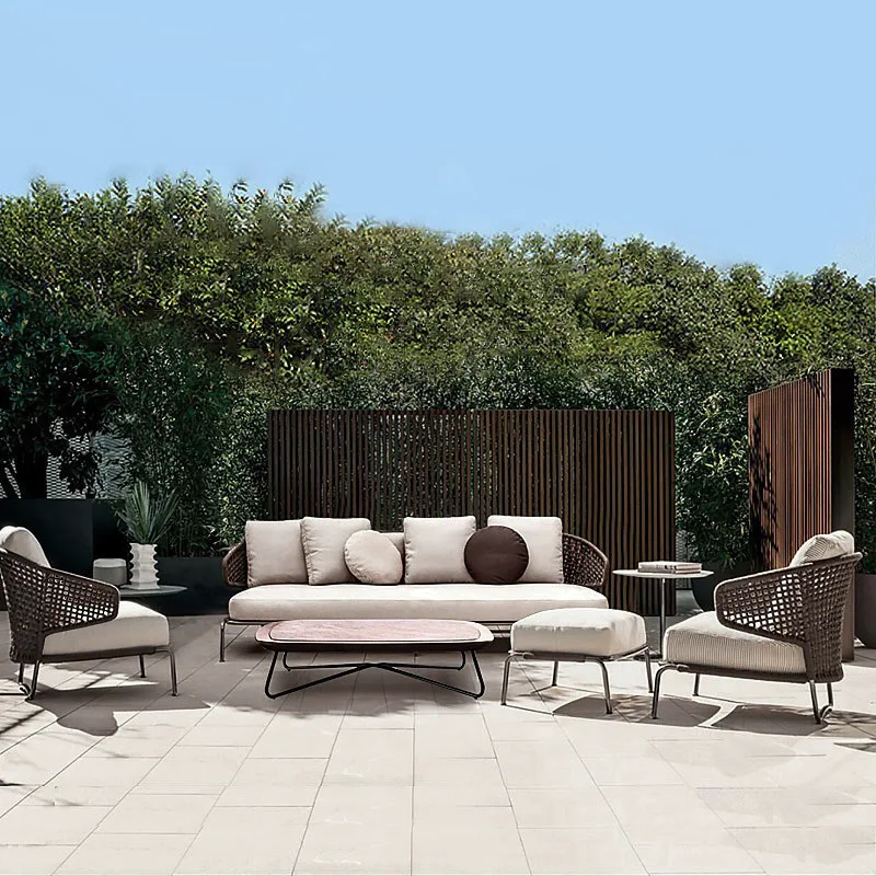 Modern rattan plant rattan sofa set with waterproof seat cushion multifunctional outdoor garden courtyard balcony furniture
Modern rattan plant rattan sofa set with waterproof seat cushion multifunctional outdoor garden courtyard balcony furniture