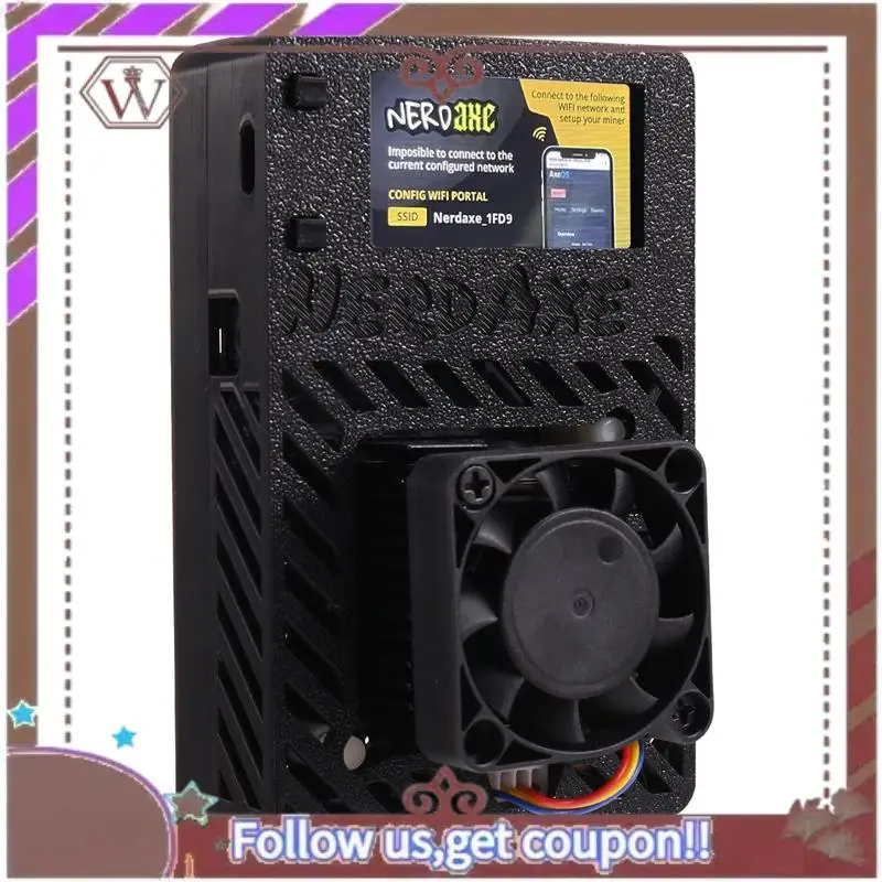ABBG-Nerdaxe Nerdminer Miner 500Gh/S BM1366 ASIC Chip Bitaxe Lottery Mining Miner Solo Lottery BTC Miner
ABBG-Nerdaxe Nerdminer Miner 500Gh/S BM1366 ASIC Chip Bitaxe Lottery Mining Miner Solo Lottery BTC Miner