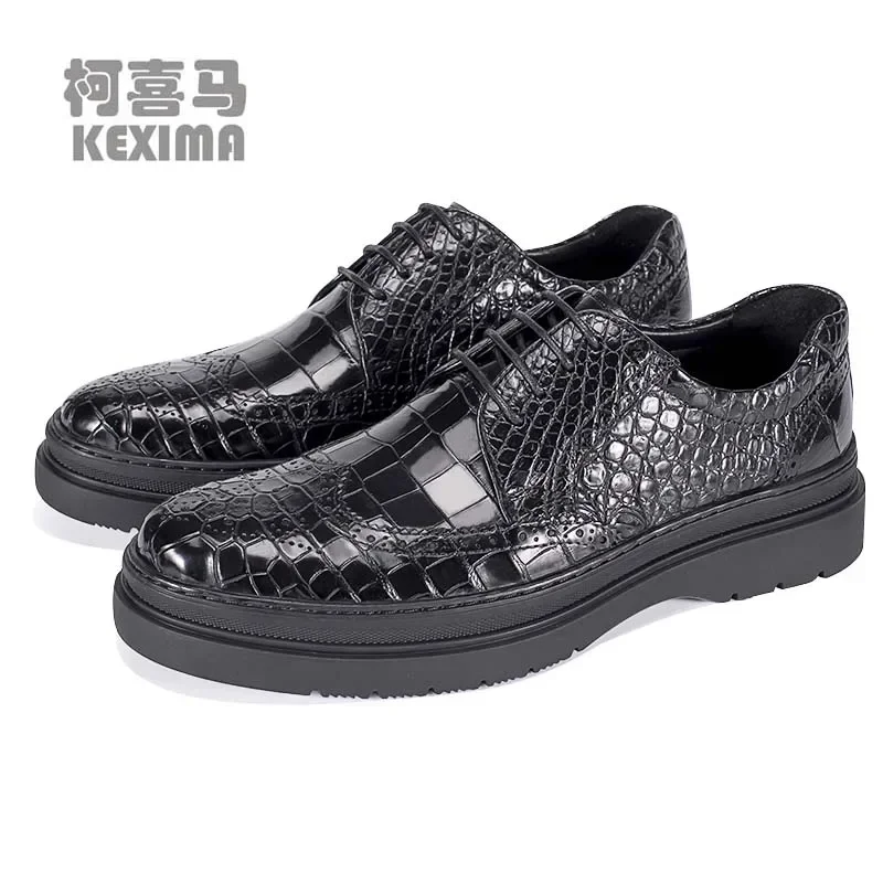 Piliyuan/мужская повседневная обувь из крокодиловой кожи, мужская деловая обувь с круглой головкой и узорами с толстой подошвой
Piliyuan/мужская повседневная обувь из крокодиловой кожи, мужская деловая обувь с круглой головкой и узорами с толстой подошвой