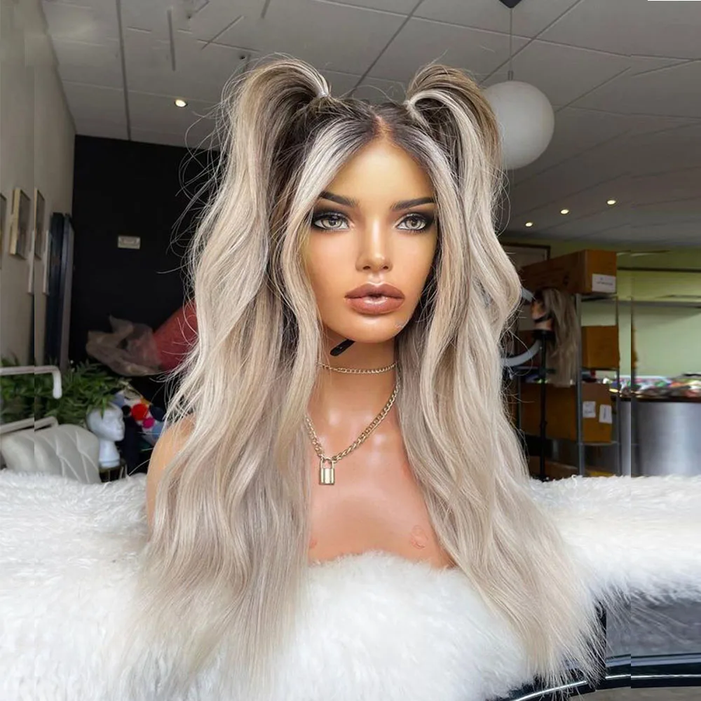 Ash Ombre Blonde Natural Wave 13x6 Lace Front Human Hair Wigs Hd Transparent Brazilian Hair Glueless Dark Rnots Full Lace Wig
Ash Ombre Blonde Natural Wave 13x6 Lace Front Human Hair Wigs Hd Transparent Brazilian Hair Glueless Dark Rnots Full Lace Wig