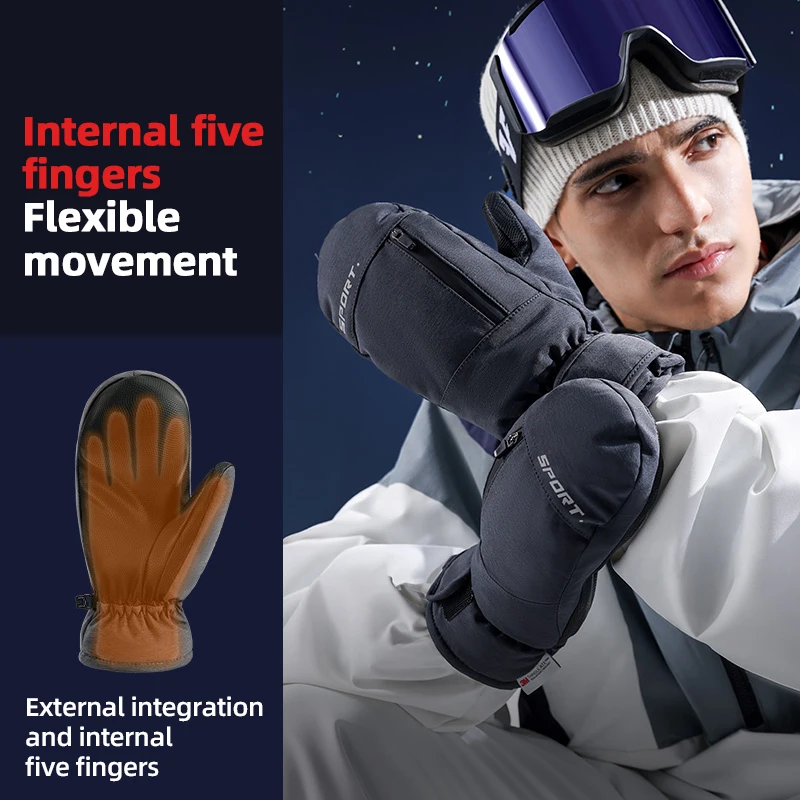 PHMAX Winter Motorcycle Mitten Gloves Men Women Ski Glove Waterproof Ultralight Riding Snow Keep Warm Windproof Mitten Gloves
PHMAX Winter Motorcycle Mitten Gloves Men Women Ski Glove Waterproof Ultralight Riding Snow Keep Warm Windproof Mitten Gloves