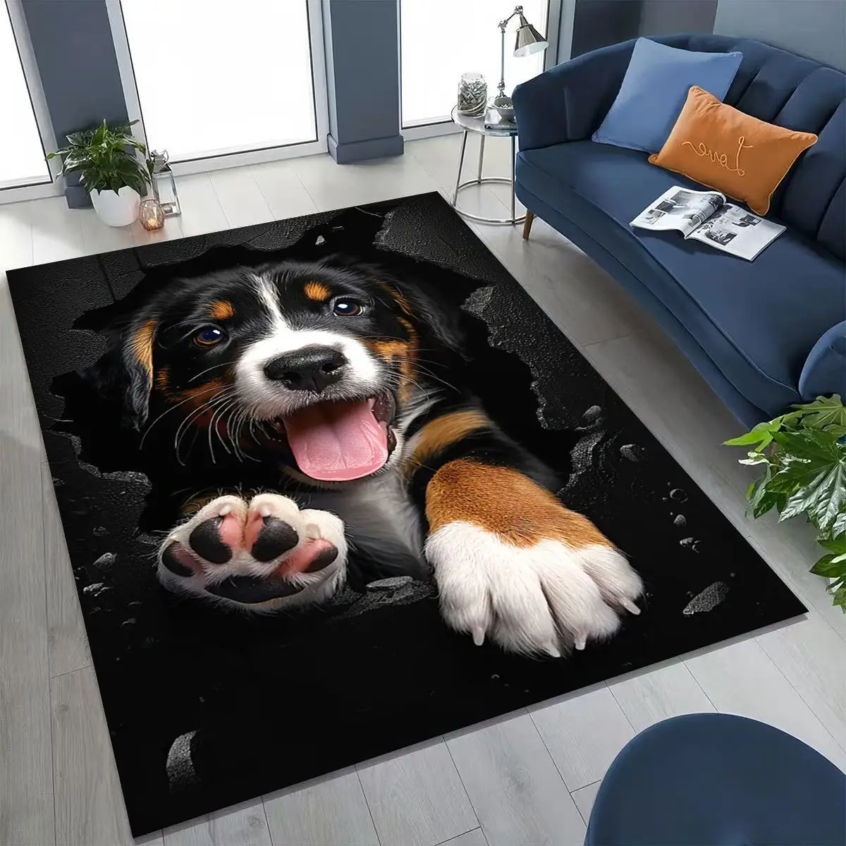 3D Illusion Breaking Wall Dog Puppy Cute Rug for Bedroom Living Room Sofa Home Doormat Decor,Large Kids Play Non-slip Floor Mat
3D Illusion Breaking Wall Dog Puppy Cute Rug for Bedroom Living Room Sofa Home Doormat Decor,Large Kids Play Non-slip Floor Mat
