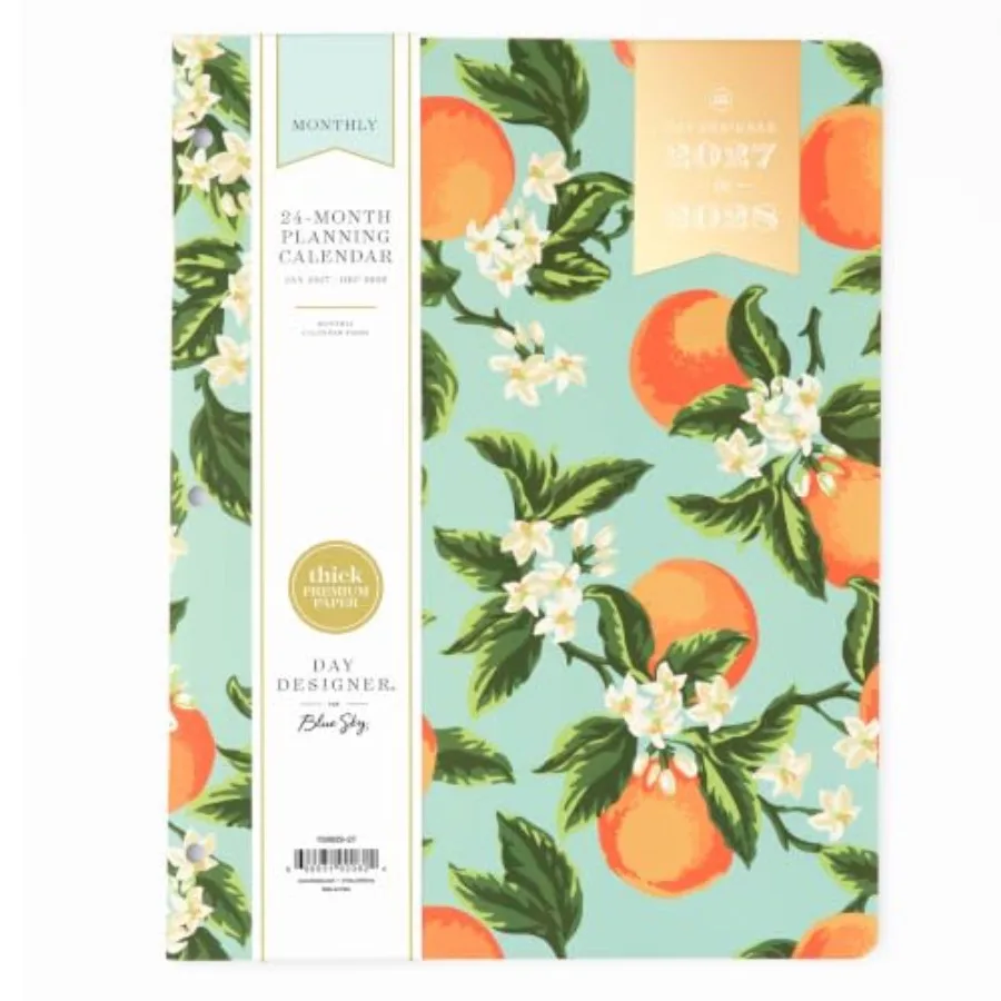 Day Designer 24 Month 2027 Monthly Planner Calendar, January 2027 - December 2028, 8.5" x 11", Flexible Cover, Stapled Binding,
Day Designer 24 Month 2027 Monthly Planner Calendar, January 2027 - December 2028, 8.5" x 11", Flexible Cover, Stapled Binding,