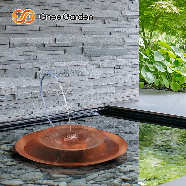 Favorite Luxury Round Corten Steel Water Table Elegant Garden Water Feature
Favorite Luxury Round Corten Steel Water Table Elegant Garden Water Feature