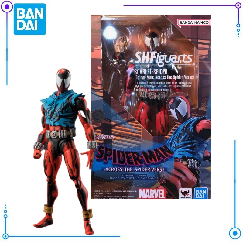 In Stock BANDAI S.H.Figuarts SCARLET SPIDER (Spider Man: Across the Spider Verse) Action Figures Models Toys Figures Collection
In Stock BANDAI S.H.Figuarts SCARLET SPIDER (Spider Man: Across the Spider Verse) Action Figures Models Toys Figures Collection