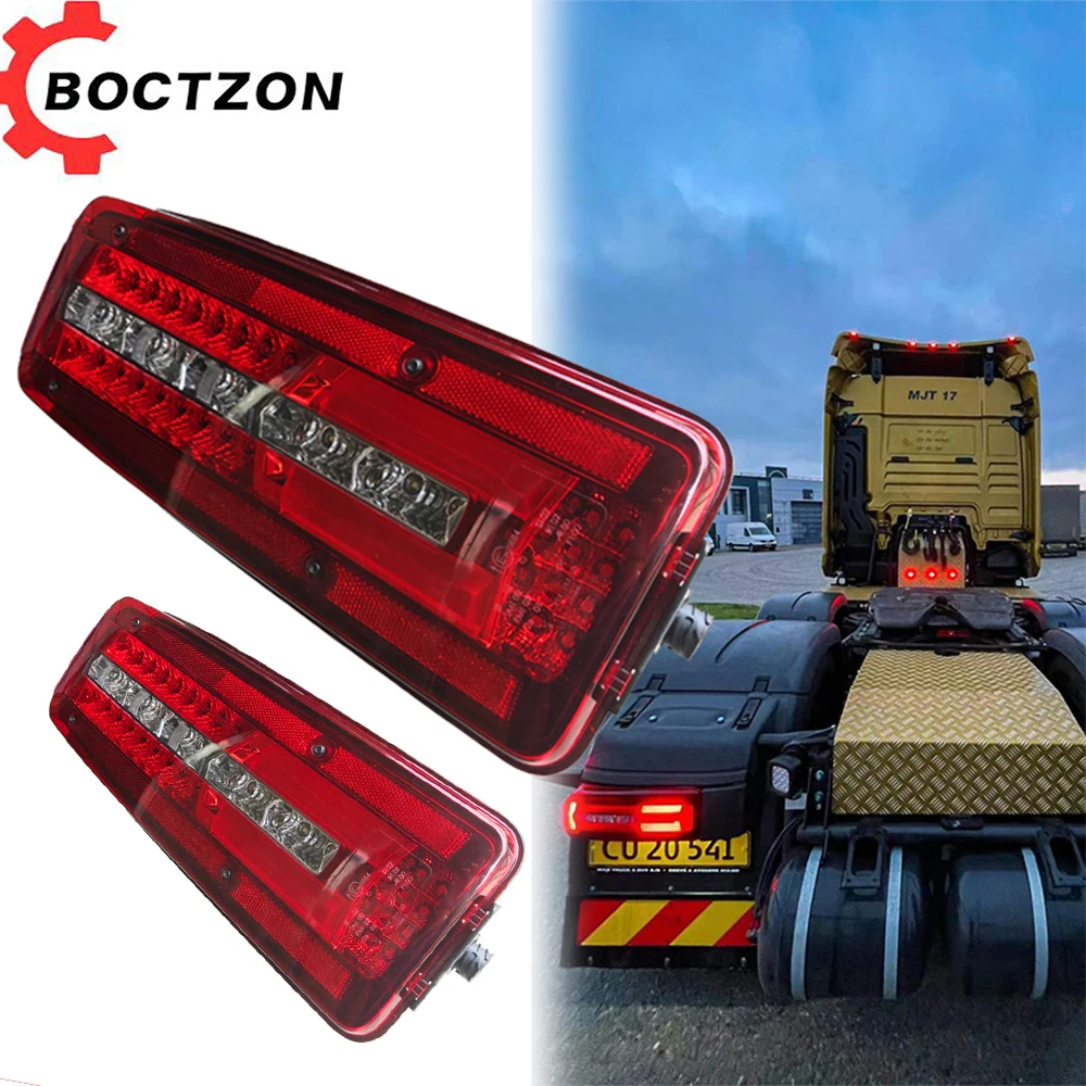 1PC LH RH 24V Truck Led Rear Tail Light Lens For Man Truck TGX TGS TGM With Plug Combination Lamp 81252256565 81252256564 E-mark
1PC LH RH 24V Truck Led Rear Tail Light Lens For Man Truck TGX TGS TGM With Plug Combination Lamp 81252256565 81252256564 E-mark