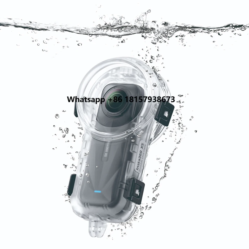 For Insta360 X5 Action Accessories Invisible Dive Case 60m Waterproof Sealed Case
For Insta360 X5 Action Accessories Invisible Dive Case 60m Waterproof Sealed Case