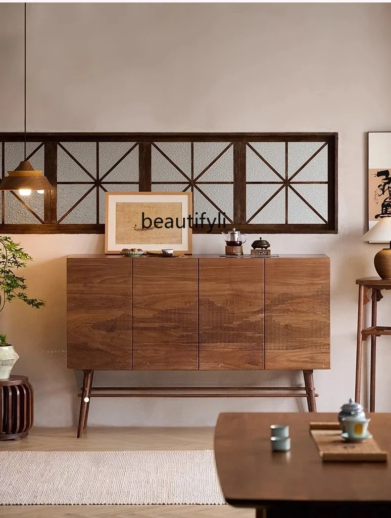 Side cabinet, all solid wood landscape entrance cabinet, living room wall lockerA4567
Side cabinet, all solid wood landscape entrance cabinet, living room wall lockerA4567