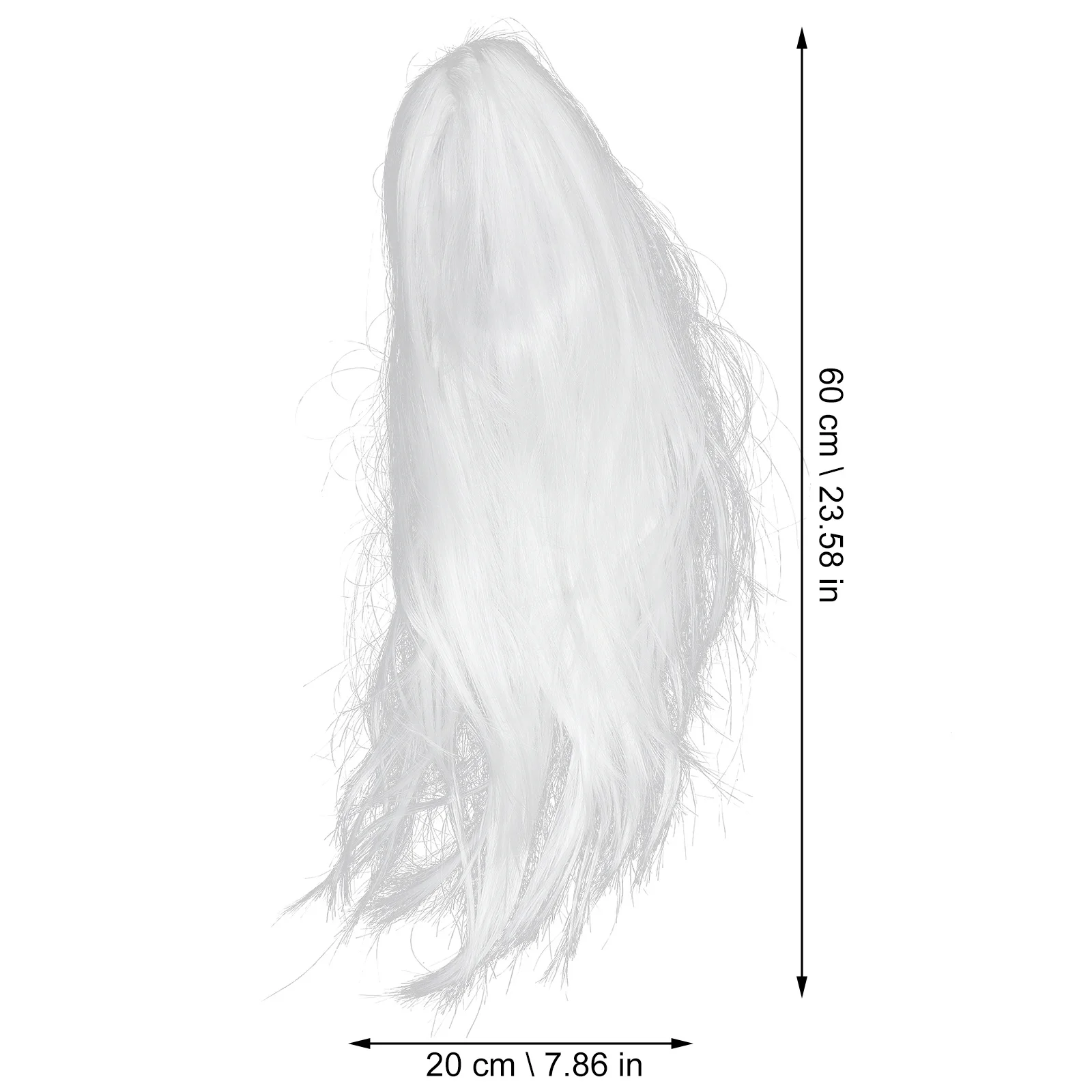 White Yama Ghost Long Synthetic Hair Halloween Cosplay Accessory Masquerade Party Costume Prop For Women Men
White Yama Ghost Long Synthetic Hair Halloween Cosplay Accessory Masquerade Party Costume Prop For Women Men