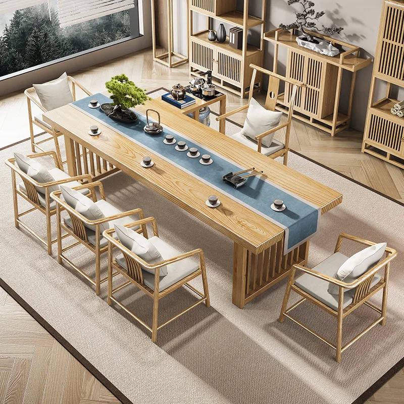 Customizable Log Tea Table and Chair Combination New Chinese Home Modern Simple
Customizable Log Tea Table and Chair Combination New Chinese Home Modern Simple
