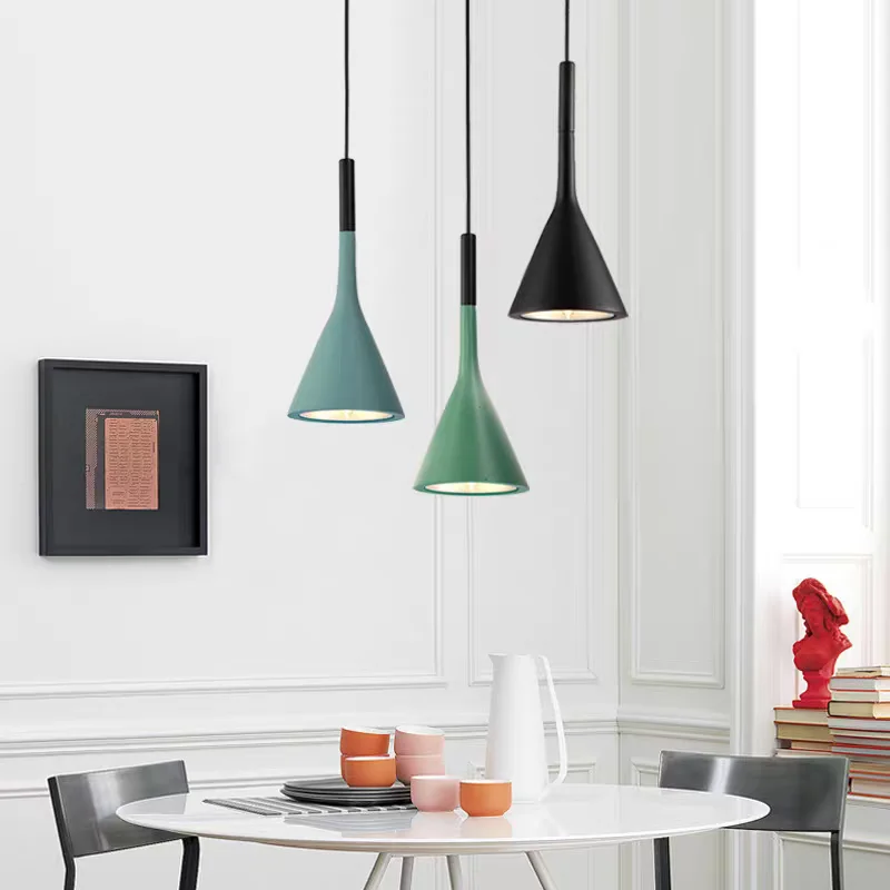 Nordic Resin Pendant Light Modern and Minimalist Bedroom Creative with E27 Bulb Study Dining Room Bar Counter Horn Shaped Lamp
Nordic Resin Pendant Light Modern and Minimalist Bedroom Creative with E27 Bulb Study Dining Room Bar Counter Horn Shaped Lamp