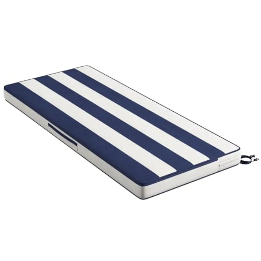Outdoor Bench Cushion 60 inch Double Waterproof Patio Furniture Cushions Replacement for Swing Porch Couch 60x18x3'' Breton Str
Outdoor Bench Cushion 60 inch Double Waterproof Patio Furniture Cushions Replacement for Swing Porch Couch 60x18x3'' Breton Str