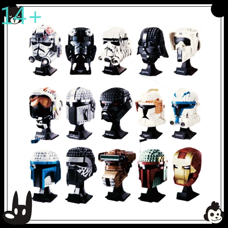 Moc lnright shop Home Decor Party Toys The Manda Darth Vader Luke TIE Fighter Helmet Building Blocks Model Bricks Birthday Gifts
Moc lnright shop Home Decor Party Toys The Manda Darth Vader Luke TIE Fighter Helmet Building Blocks Model Bricks Birthday Gifts