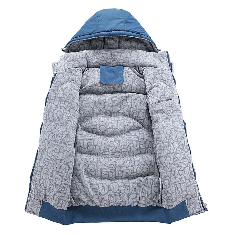 Fashion Sleeveless Jacket 2025 Men Thickening 100% Cotton Vest Hat Hooded Warm Vest Winter Waistcoat Men Casual Windbreaker
Fashion Sleeveless Jacket 2025 Men Thickening 100% Cotton Vest Hat Hooded Warm Vest Winter Waistcoat Men Casual Windbreaker