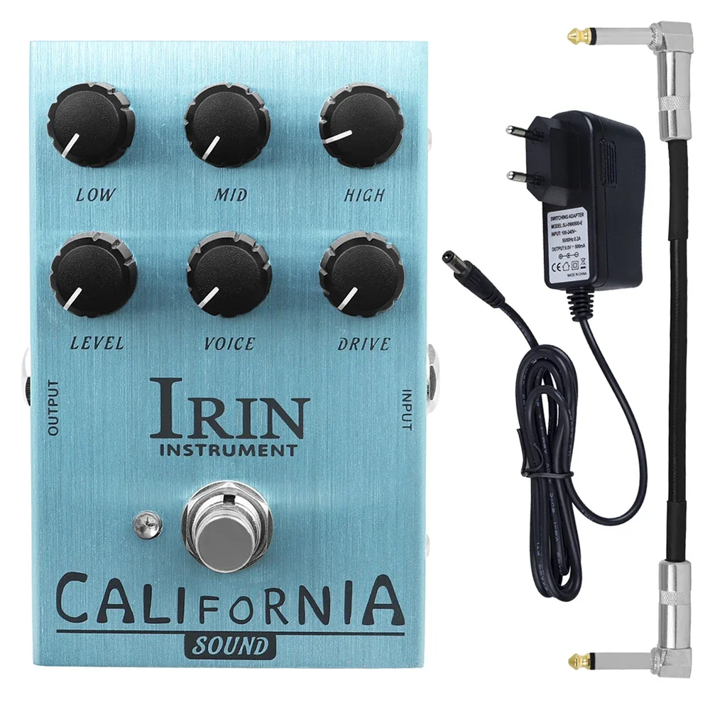 IRIN AN-32 Guitar Effects Pedal CALIFORNIA SOUND Effect Overdrive Amplifier Simulator Pedal Focus Rock Tones Guitar Parts
IRIN AN-32 Guitar Effects Pedal CALIFORNIA SOUND Effect Overdrive Amplifier Simulator Pedal Focus Rock Tones Guitar Parts