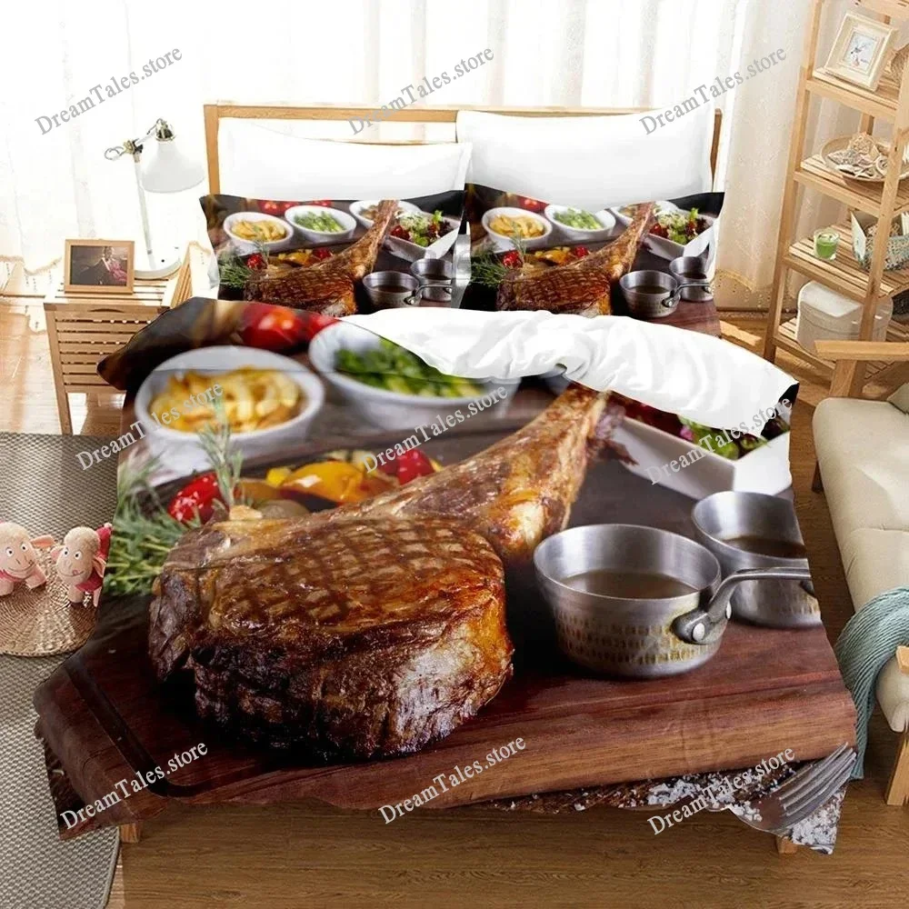 2025 Beefsteak Single Double Full Queen King Size Bedding Set Boys Bedroom Duvet Cover 3D Print Gourmet Steak Home Textileextile
2025 Beefsteak Single Double Full Queen King Size Bedding Set Boys Bedroom Duvet Cover 3D Print Gourmet Steak Home Textileextile
