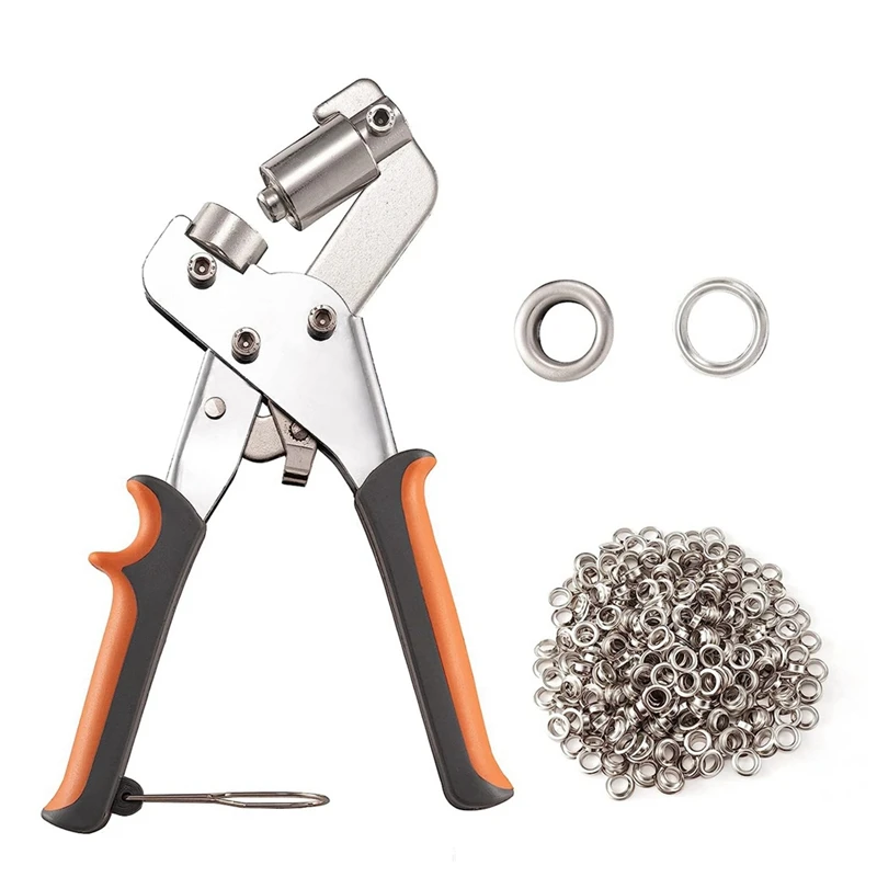 Grommet Tool Grommet Punch Set Grommet Punch Set Including 500Pcs 3/8 Inch Grommets For Fabrics,Canvas,Tarpaulin,And More
Grommet Tool Grommet Punch Set Grommet Punch Set Including 500Pcs 3/8 Inch Grommets For Fabrics,Canvas,Tarpaulin,And More