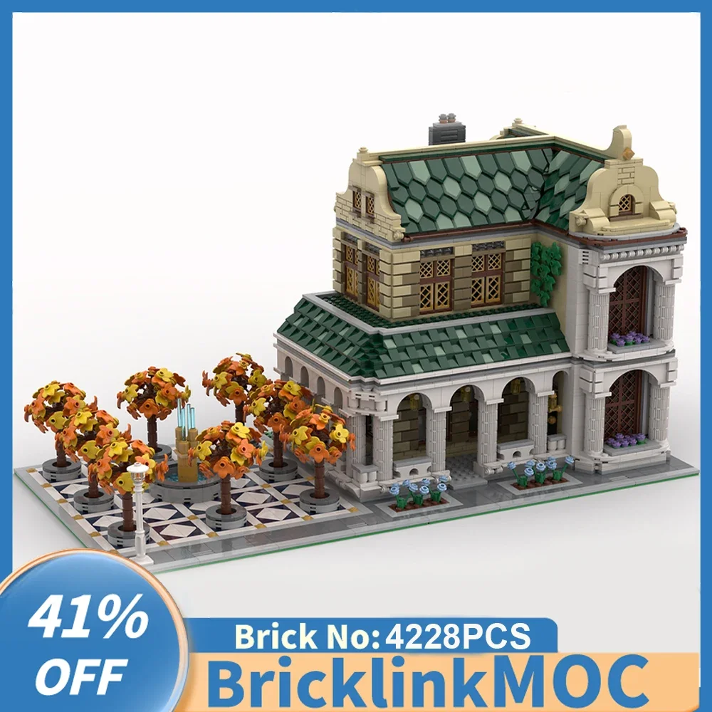 НОВЫЙ 4228 шт., хит продаж, вид на улицу, Moc, модульная модель здания во дворе, творческие идеи «сделай сам», детские игрушки, подарочные блоки на день рождения
НОВЫЙ 4228 шт., хит продаж, вид на улицу, Moc, модульная модель здания во дворе, творческие идеи «сделай сам», детские игрушки, подарочные блоки на день рождения