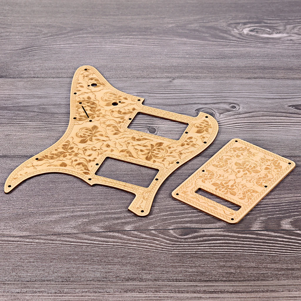 Набор накладок HH для гитары с цветочным узором, черная пластина с 11 отверстиями и крышка для царапин для деталей электрогитары FD
Набор накладок HH для гитары с цветочным узором, черная пластина с 11 отверстиями и крышка для царапин для деталей электрогитары FD