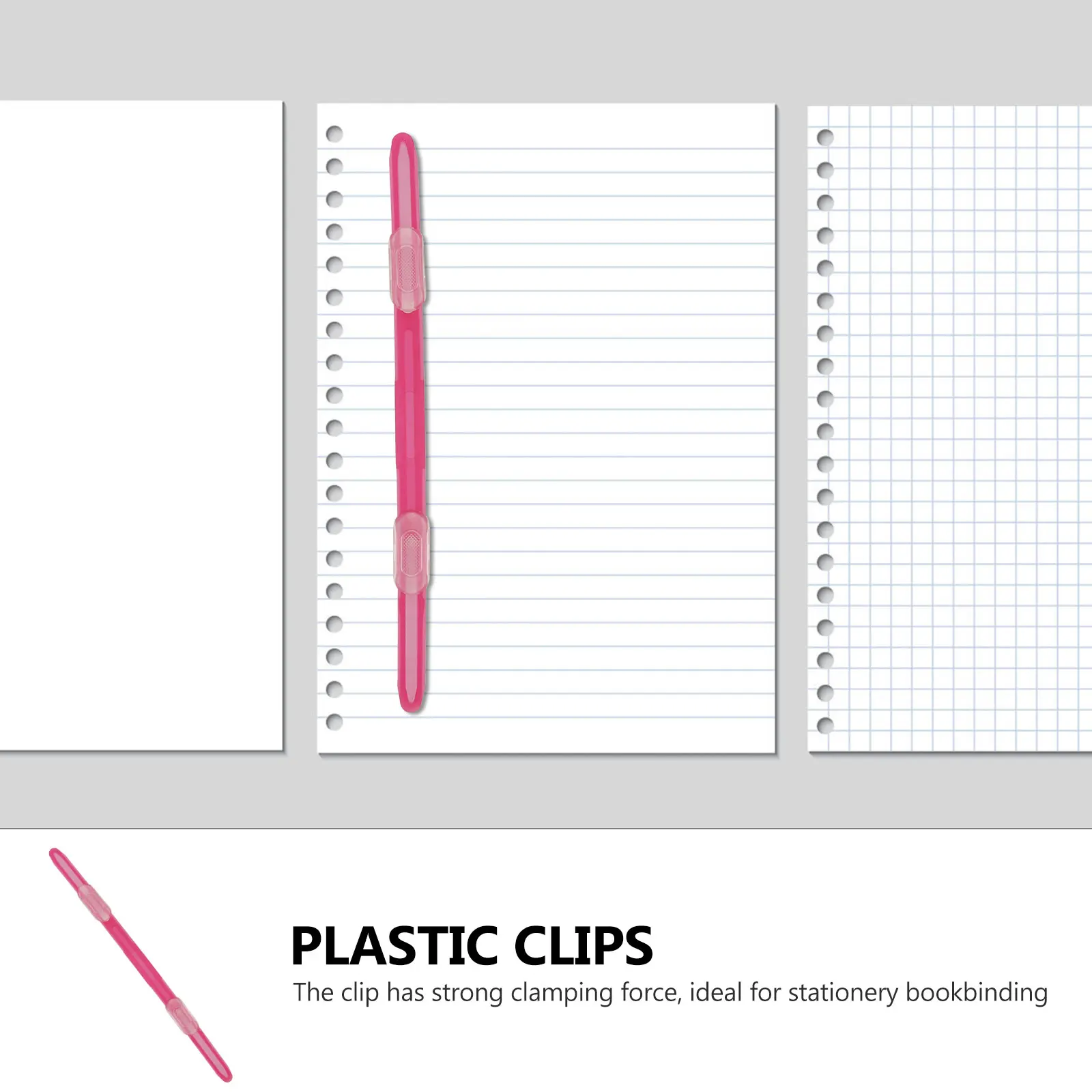 20Pcs Plastic Bookbinding Clips Heavy Duty Stationery Binder Clip for Paper Fasten Loose-Leaf Files Office School Supplies
20Pcs Plastic Bookbinding Clips Heavy Duty Stationery Binder Clip for Paper Fasten Loose-Leaf Files Office School Supplies