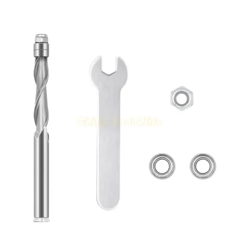 57QF 2Bearing Pattern Router Bit 1/4Inch Cutting Tool Ideal For Detailed Edging Carvings Wood Crafts for Cabinetmakers Diyers
57QF 2Bearing Pattern Router Bit 1/4Inch Cutting Tool Ideal For Detailed Edging Carvings Wood Crafts for Cabinetmakers Diyers