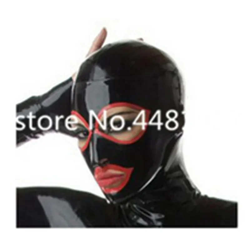 Handmade Women Full Head Latex Mask Rubber Hood Unisex Fetish Cosplay Mask Black Red with Back Zipper Custom Made XS-XXL
Handmade Women Full Head Latex Mask Rubber Hood Unisex Fetish Cosplay Mask Black Red with Back Zipper Custom Made XS-XXL