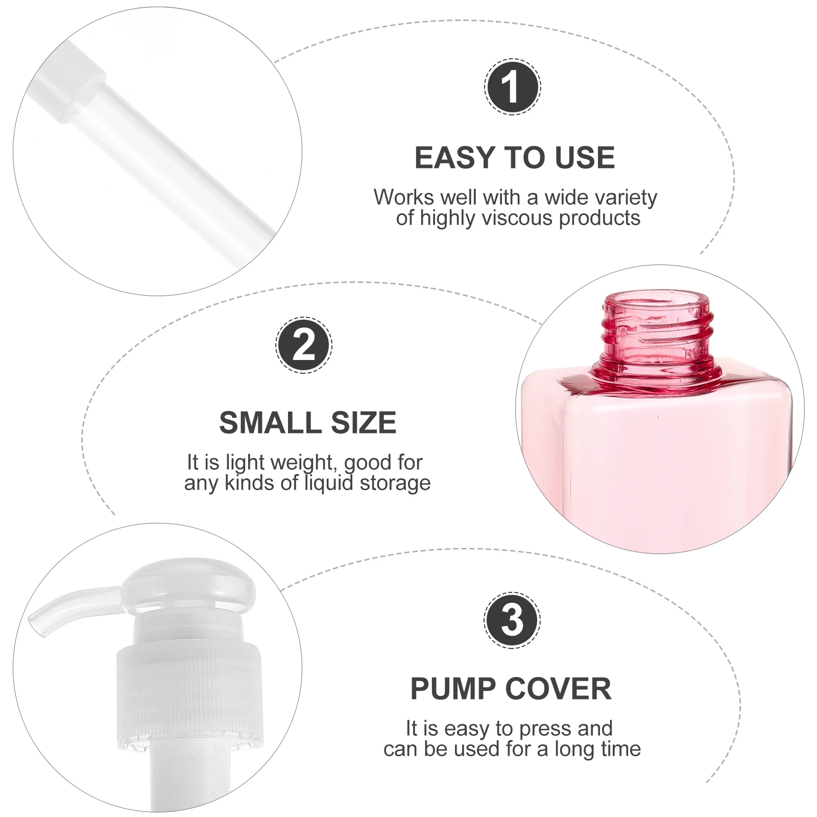 3pcs 100Ml Press Type Empty Bottle Kit Transparent Lightweight Portable Travel Refillable Subpacking Bottles For Shampoo Lotion
3pcs 100Ml Press Type Empty Bottle Kit Transparent Lightweight Portable Travel Refillable Subpacking Bottles For Shampoo Lotion