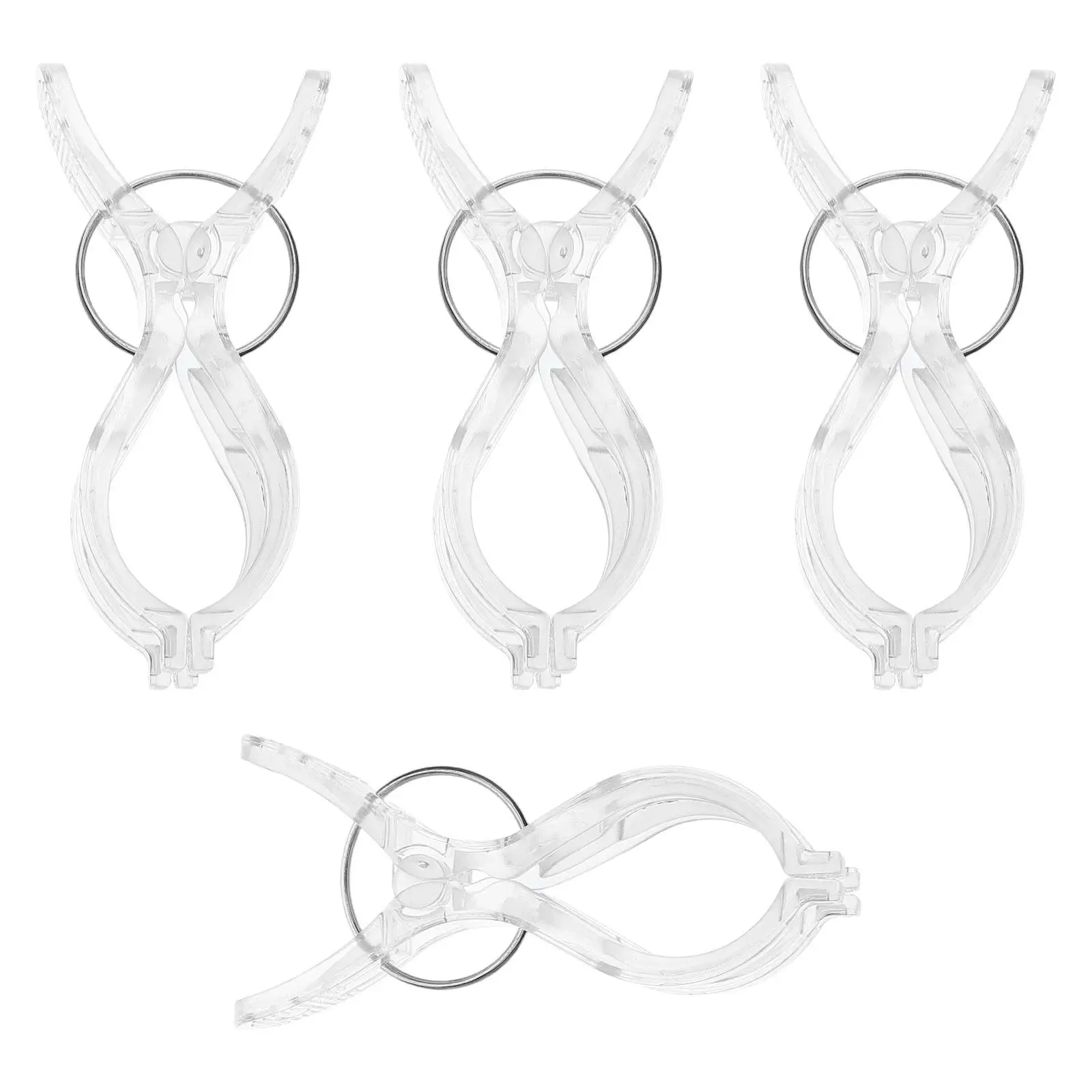 4 Pieces Kitchen Towel Clips Transparent Bathroom Accessories Chair Clamps Pool Hooks Beach Antislip Practical Storage
4 Pieces Kitchen Towel Clips Transparent Bathroom Accessories Chair Clamps Pool Hooks Beach Antislip Practical Storage
