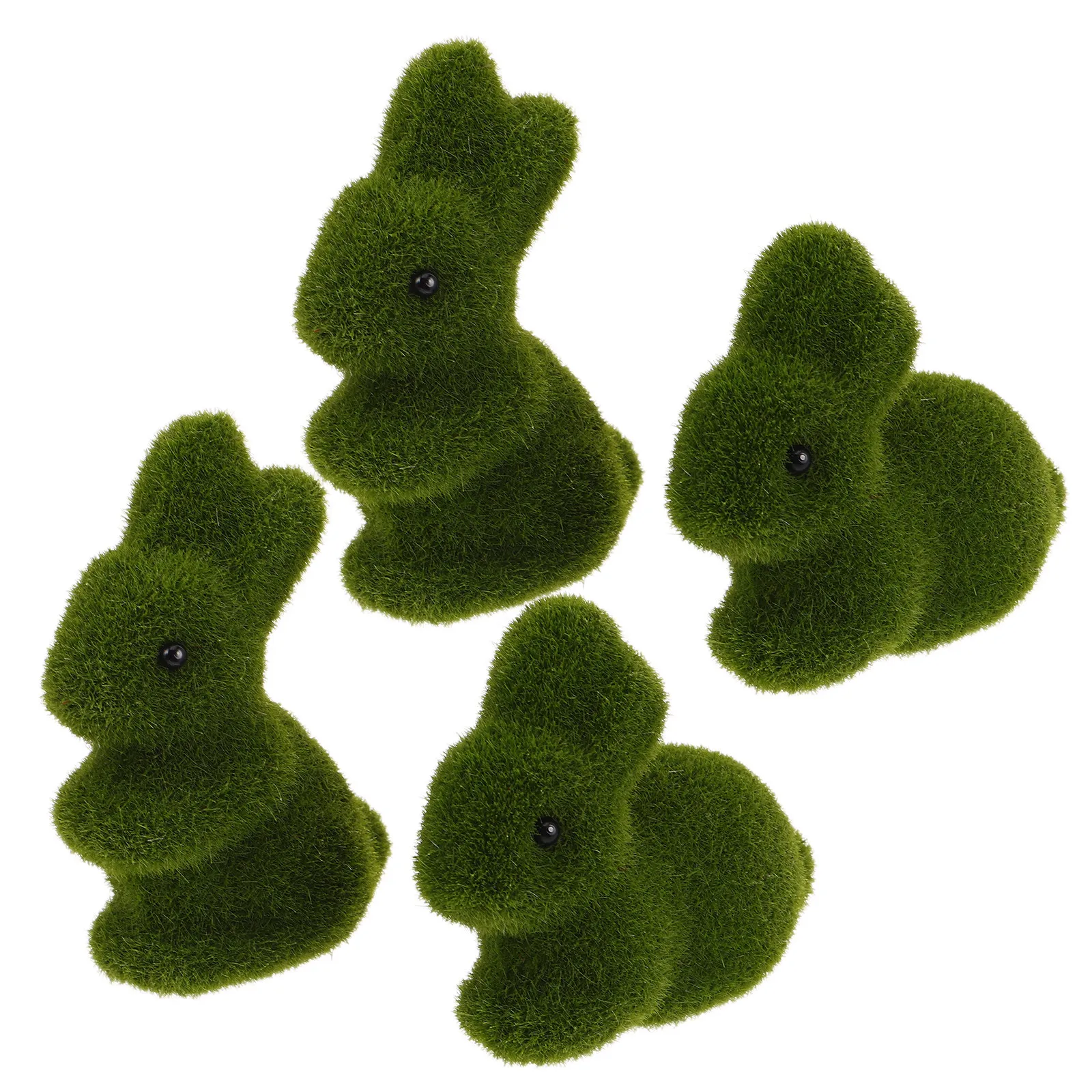 4Pcs Easter Flocked Rabbit Sculptures Small Green Bunny Statues for Spring Table Centerpiece Home Office Party Decoration
4Pcs Easter Flocked Rabbit Sculptures Small Green Bunny Statues for Spring Table Centerpiece Home Office Party Decoration