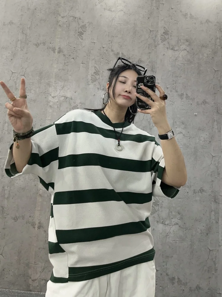 Loose Fit Batwing Sve T-irt Men's ort Sve Striped Cotton Linen Casual Summer Top Faionable round Ne Tee
Loose Fit Batwing Sve T-irt Men's ort Sve Striped Cotton Linen Casual Summer Top Faionable round Ne Tee