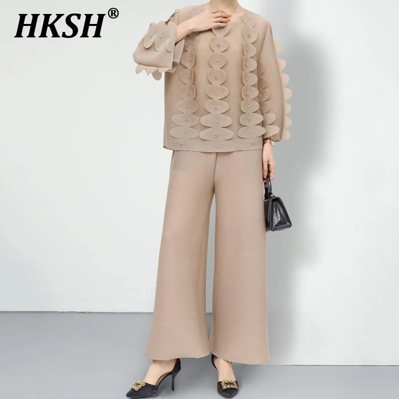 HKSH Spring Summer New Women Tide Elegant Fashion Simple Collar Shirt Design Elegant Tasteful Solid Color Loose Pants Set HK5100
HKSH Spring Summer New Women Tide Elegant Fashion Simple Collar Shirt Design Elegant Tasteful Solid Color Loose Pants Set HK5100