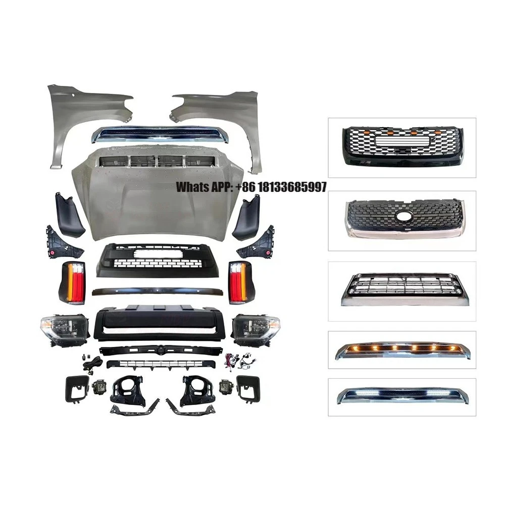 Wide Body Kit Facelift for Toyota Tundra 2007-2013 Upgrade to 2020 Model Fender Hood Bumper Grille Taillight Headlight Bodykit
Wide Body Kit Facelift for Toyota Tundra 2007-2013 Upgrade to 2020 Model Fender Hood Bumper Grille Taillight Headlight Bodykit